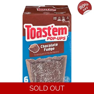 Toast'em POP-UPS - Frosted Chocolate Fudge Toaster Pastries 6pk - 288g
